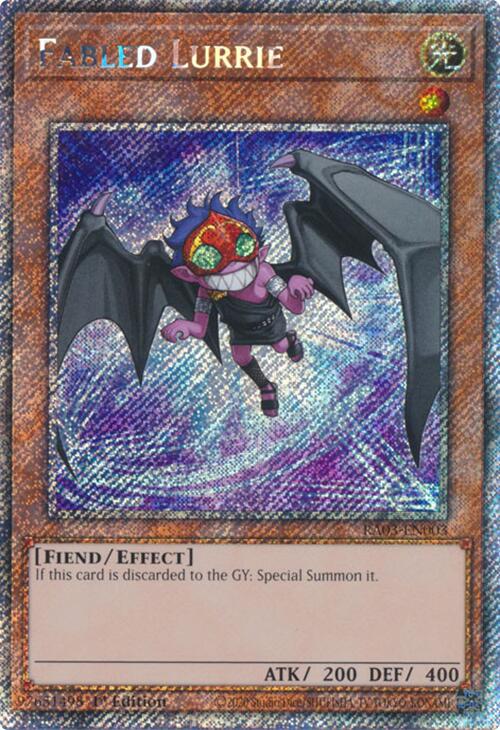 Fabled Lurrie (Platinum Secret Rare) [RA03-EN003] Platinum Secret Rare | Enigma On Main