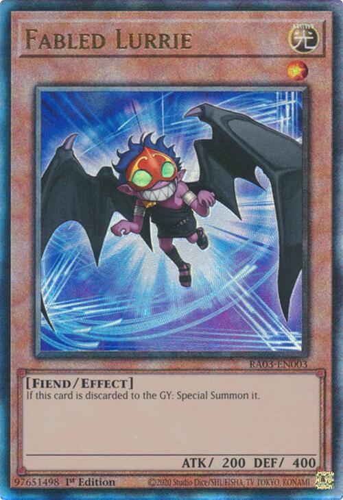 Fabled Lurrie (UTR) [RA03-EN003] Prismatic Ultimate Rare | Enigma On Main