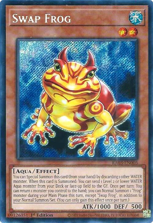 Swap Frog (Secret Rare) [RA03-EN005] Secret Rare | Enigma On Main