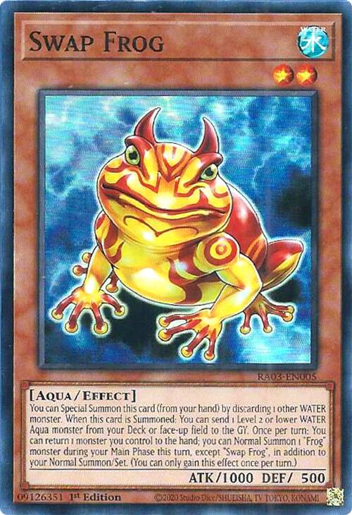 Swap Frog [RA03-EN005] Super Rare | Enigma On Main