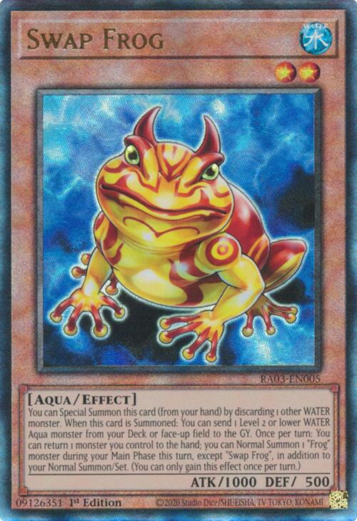 Swap Frog (UTR) [RA03-EN005] Prismatic Ultimate Rare | Enigma On Main