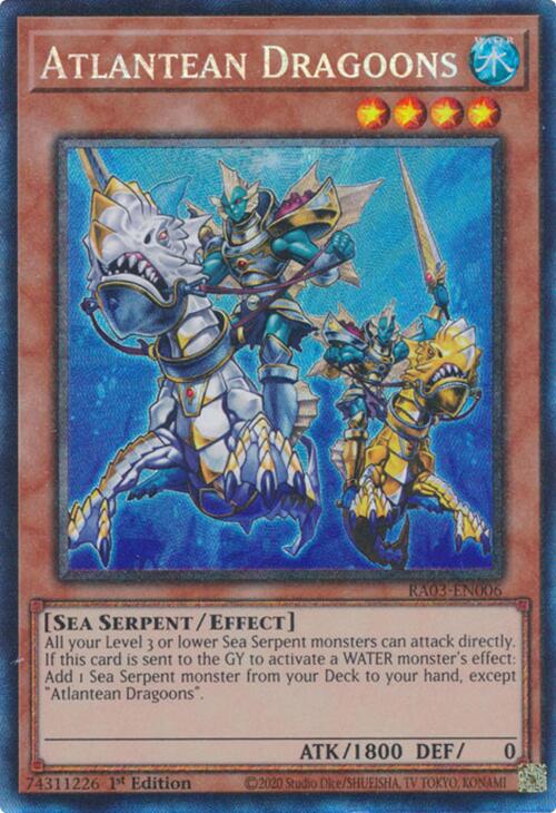 Atlantean Dragoons (CR) [RA03-EN006] Prismatic Collector's Rare | Enigma On Main