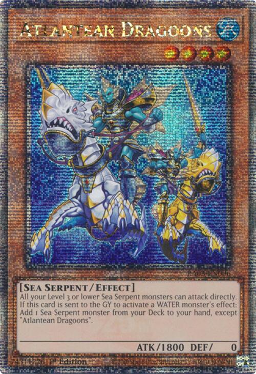 Atlantean Dragoons (Quarter Century Secret Rare) [RA03-EN006] Quarter Century Secret Rare | Enigma On Main