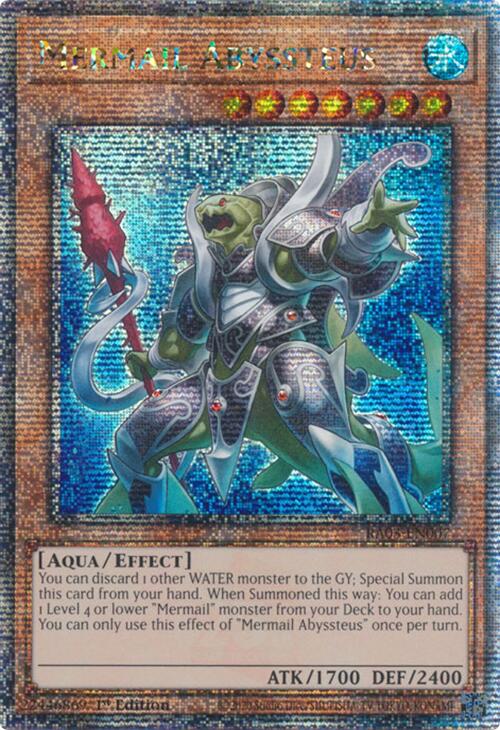 Mermail Abyssteus (Quarter Century Secret Rare) [RA03-EN007] Quarter Century Secret Rare | Enigma On Main