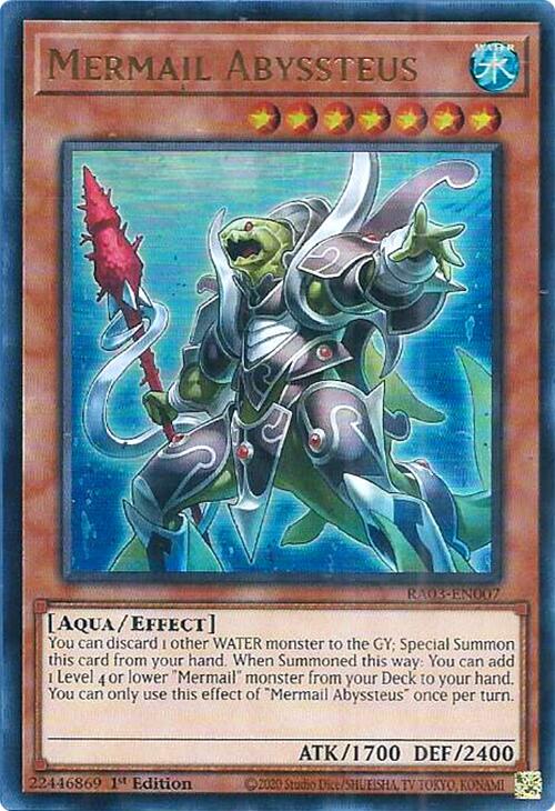 Mermail Abyssteus (UR) [RA03-EN007] Ultra Rare | Enigma On Main