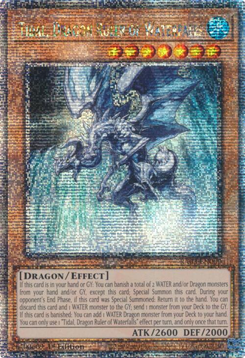 Tidal, Dragon Ruler of Waterfalls (Quarter Century Secret Rare) [RA03-EN009] Quarter Century Secret Rare | Enigma On Main