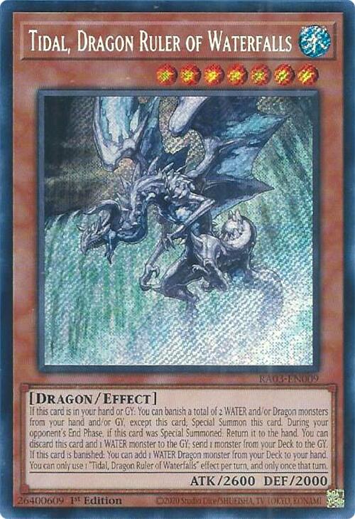 Tidal, Dragon Ruler of Waterfalls (Secret Rare) [RA03-EN009] Secret Rare | Enigma On Main