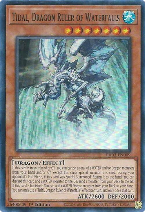 Tidal, Dragon Ruler of Waterfalls [RA03-EN009] Super Rare | Enigma On Main