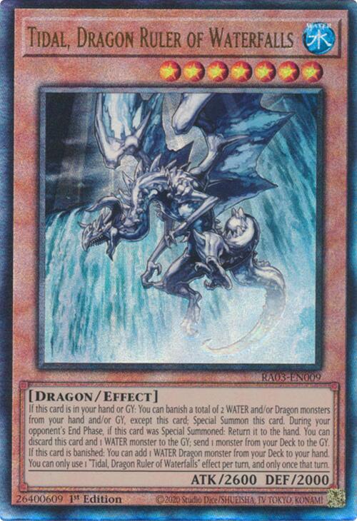 Tidal, Dragon Ruler of Waterfalls (UTR) [RA03-EN009] Prismatic Ultimate Rare | Enigma On Main