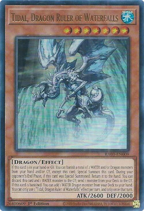 Tidal, Dragon Ruler of Waterfalls (UR) [RA03-EN009] Ultra Rare | Enigma On Main