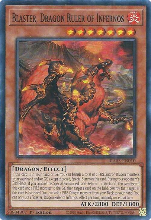 Blaster, Dragon Ruler of Infernos [RA03-EN010] Super Rare | Enigma On Main