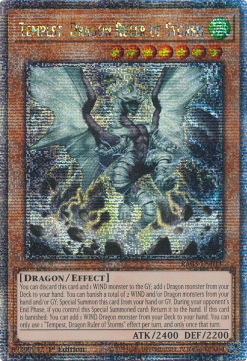 Tempest, Dragon Ruler of Storms (Quarter Century Secret Rare) [RA03-EN011] Quarter Century Secret Rare | Enigma On Main