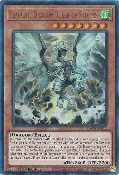 Tempest, Dragon Ruler of Storms (UR) [RA03-EN011] Ultra Rare | Enigma On Main