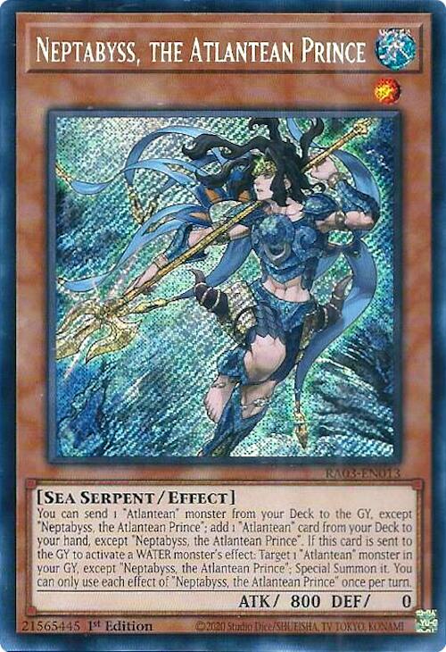 Neptabyss, the Atlantean Prince (Secret Rare) [RA03-EN013] Secret Rare | Enigma On Main