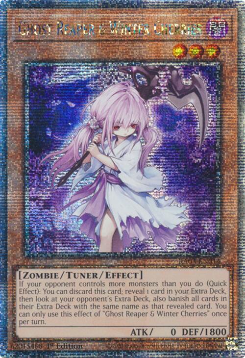 Ghost Reaper & Winter Cherries (Quarter Century Secret Rare) [RA03-EN014] Quarter Century Secret Rare | Enigma On Main