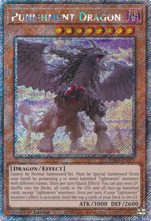 Punishment Dragon (Platinum Secret Rare) [RA03-EN015] Platinum Secret Rare | Enigma On Main
