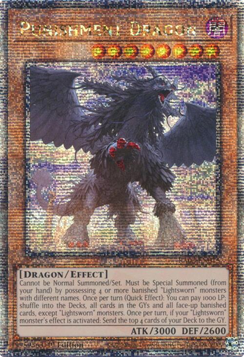 Punishment Dragon (Quarter Century Secret Rare) [RA03-EN015] Quarter Century Secret Rare | Enigma On Main