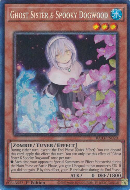 Ghost Sister & Spooky Dogwood (Alternate Art) (CR) [RA03-EN020] Prismatic Collector's Rare | Enigma On Main