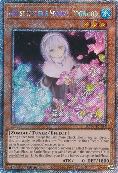 Ghost Sister & Spooky Dogwood (Platinum Secret Rare) [RA03-EN020] Platinum Secret Rare | Enigma On Main