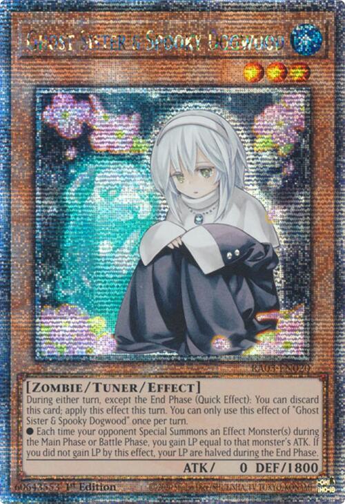 Ghost Sister & Spooky Dogwood (Quarter Century Secret Rare) [RA03-EN020] Quarter Century Secret Rare | Enigma On Main