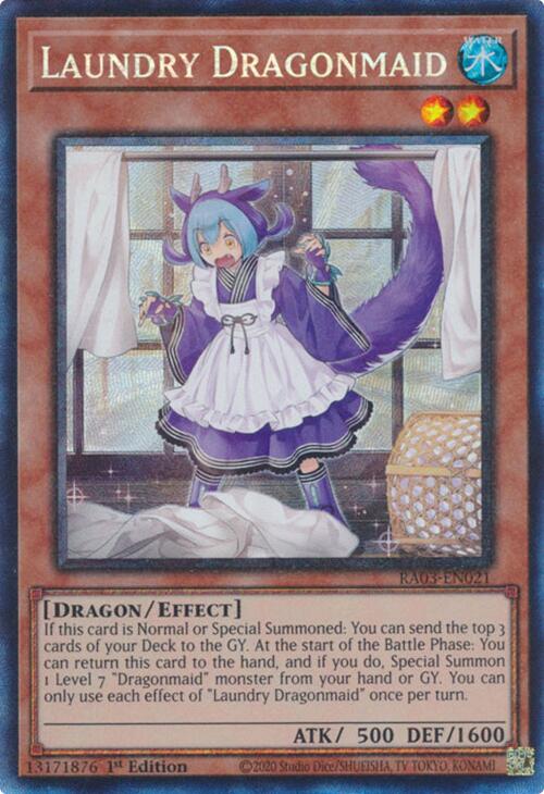 Laundry Dragonmaid (CR) [RA03-EN021] Prismatic Collector's Rare | Enigma On Main