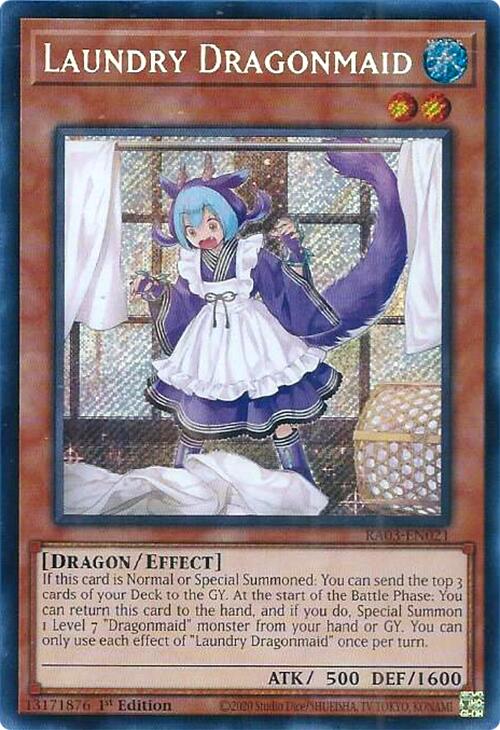 Laundry Dragonmaid (Secret Rare) [RA03-EN021] Secret Rare | Enigma On Main