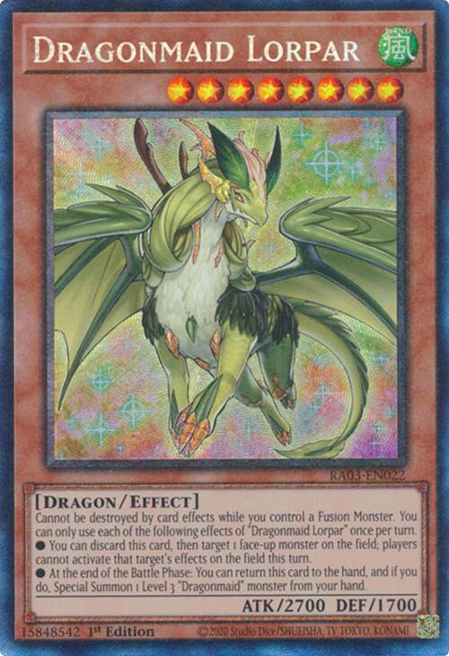 Dragonmaid Lorpar (CR) [RA03-EN022] Prismatic Collector's Rare | Enigma On Main