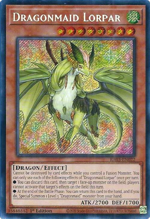 Dragonmaid Lorpar (Secret Rare) [RA03-EN022] Secret Rare | Enigma On Main