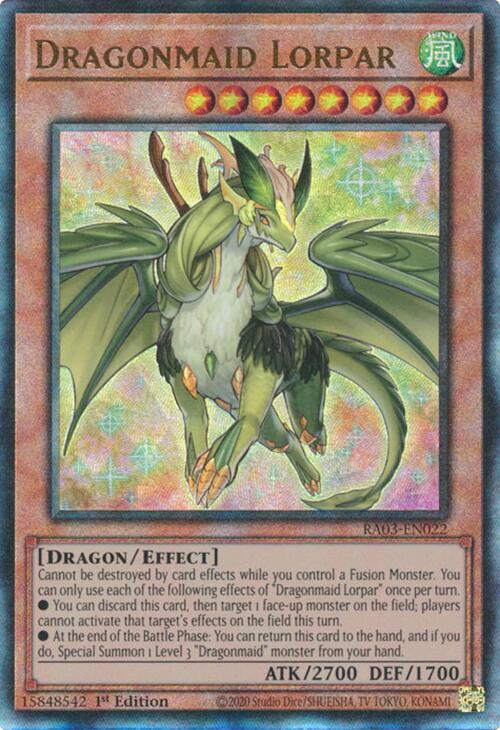 Dragonmaid Lorpar (UTR) [RA03-EN022] Prismatic Ultimate Rare | Enigma On Main