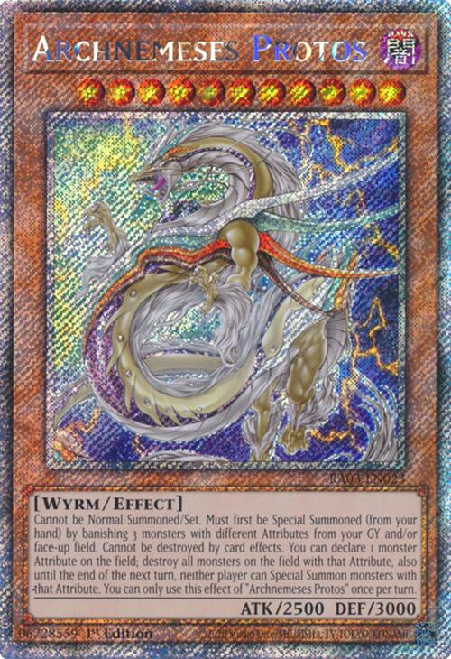 Archnemeses Protos (Platinum Secret Rare) [RA03-EN023] Platinum Secret Rare | Enigma On Main