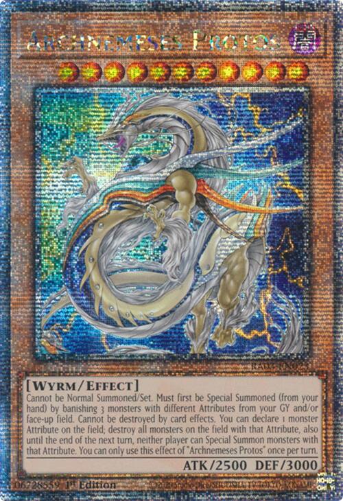 Archnemeses Protos (Quarter Century Secret Rare) [RA03-EN023] Quarter Century Secret Rare | Enigma On Main