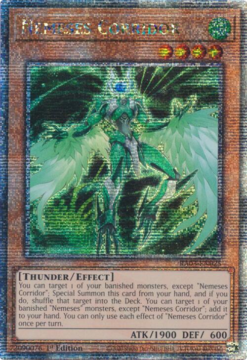 Nemeses Corridor (Quarter Century Secret Rare) [RA03-EN025] Quarter Century Secret Rare | Enigma On Main