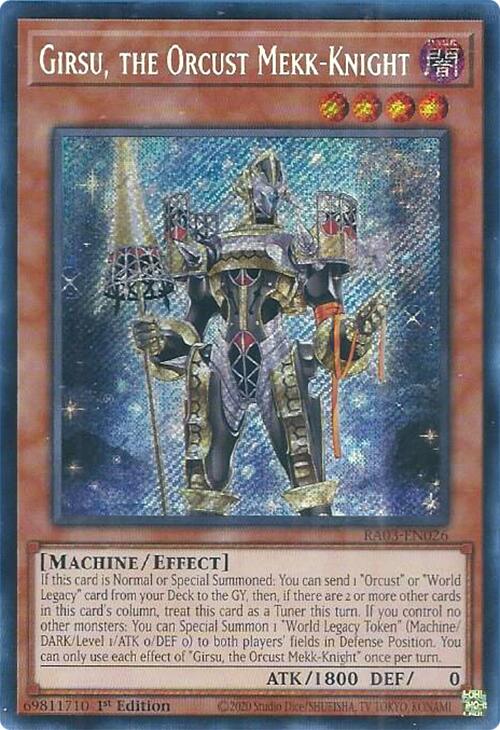 Girsu, the Orcust Mekk-Knight (Secret Rare) [RA03-EN026] Secret Rare | Enigma On Main