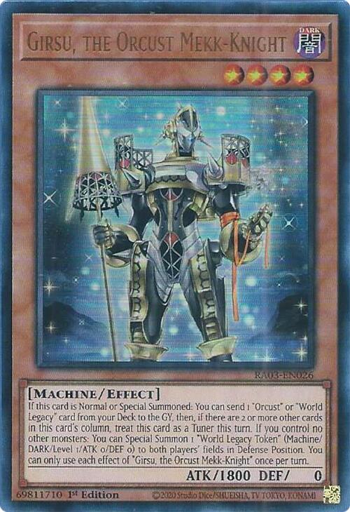 Girsu, the Orcust Mekk-Knight (UR) [RA03-EN026] Ultra Rare | Enigma On Main