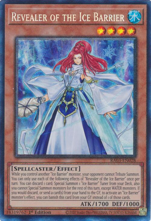 Revealer of the Ice Barrier (CR) [RA03-EN028] Prismatic Collector's Rare | Enigma On Main