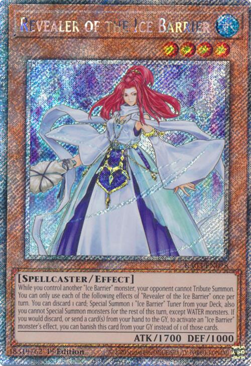 Revealer of the Ice Barrier (Platinum Secret Rare) [RA03-EN028] Platinum Secret Rare | Enigma On Main