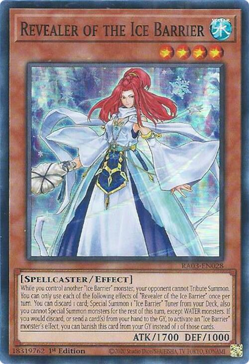 Revealer of the Ice Barrier [RA03-EN028] Super Rare | Enigma On Main