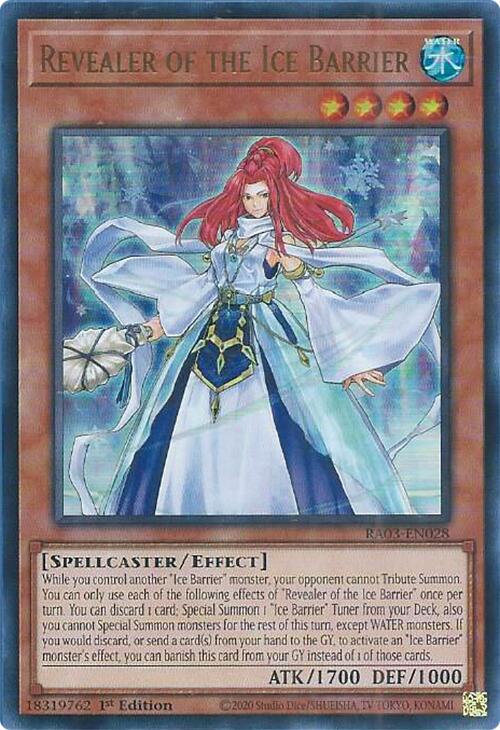 Revealer of the Ice Barrier (UR) [RA03-EN028] Ultra Rare | Enigma On Main