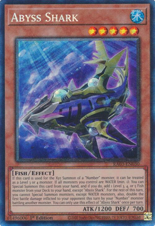 Abyss Shark (CR) [RA03-EN030] Prismatic Collector's Rare | Enigma On Main