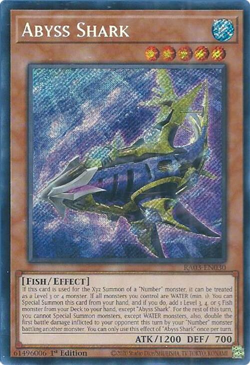 Abyss Shark (Secret Rare) [RA03-EN030] Secret Rare | Enigma On Main