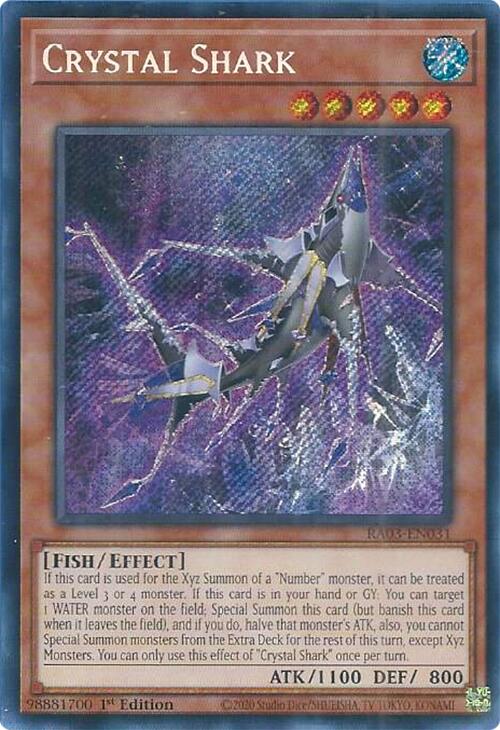 Crystal Shark (Secret Rare) [RA03-EN031] Secret Rare | Enigma On Main