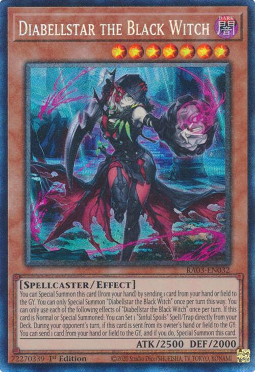 Diabellstar the Black Witch (CR) [RA03-EN032] Prismatic Collector's Rare | Enigma On Main