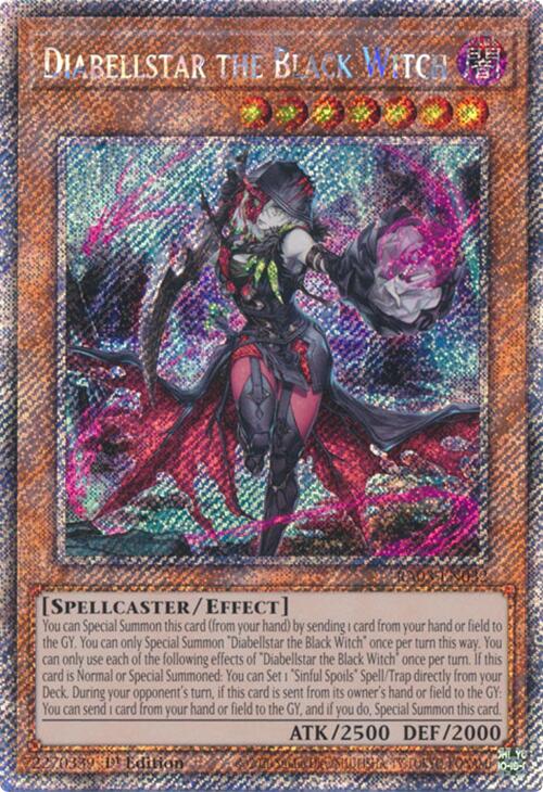 Diabellstar the Black Witch (Platinum Secret Rare) [RA03-EN032] Platinum Secret Rare | Enigma On Main