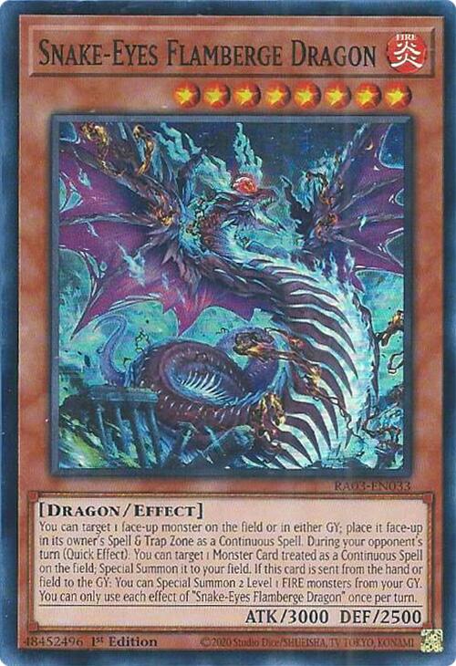 Snake-Eyes Flamberge Dragon [RA03-EN033] Super Rare | Enigma On Main