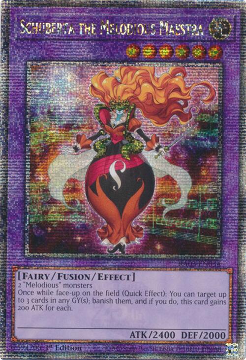 Schuberta the Melodious Maestra (Quarter Century Secret Rare) [RA03-EN034] Quarter Century Secret Rare | Enigma On Main
