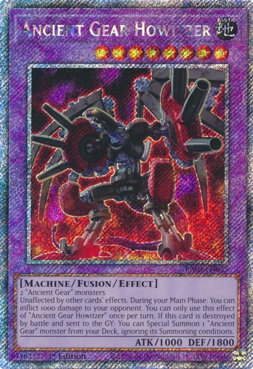 Ancient Gear Howitzer (Platinum Secret Rare) [RA03-EN035] Platinum Secret Rare | Enigma On Main