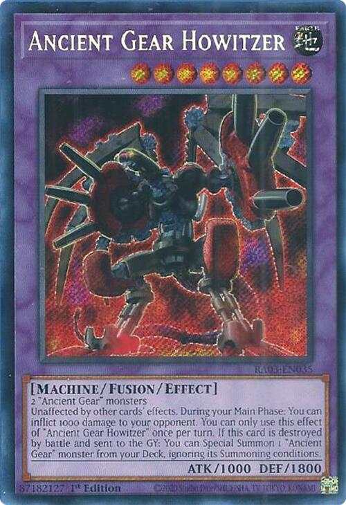 Ancient Gear Howitzer (Secret Rare) [RA03-EN035] Secret Rare | Enigma On Main