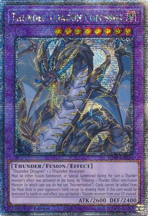 Thunder Dragon Colossus (Quarter Century Secret Rare) [RA03-EN036] Quarter Century Secret Rare | Enigma On Main