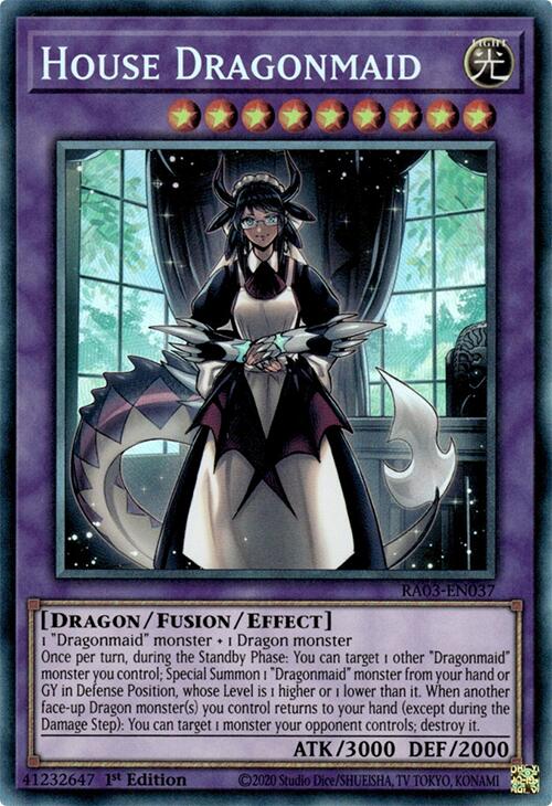 House Dragonmaid (CR) [RA03-EN037] Prismatic Collector's Rare | Enigma On Main