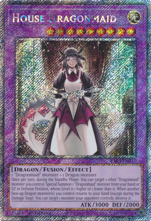House Dragonmaid (Platinum Secret Rare) [RA03-EN037] Platinum Secret Rare | Enigma On Main